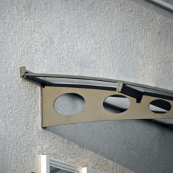 Marquise en polycarbonate 6mm Herald™ 4460 - Palram - Canopia