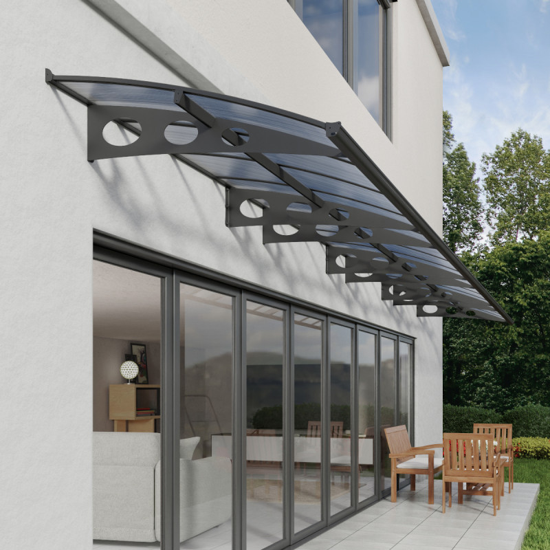 Marquise en polycarbonate 6mm Herald™ 8920 - Palram - Canopia