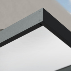 Marquise porte d'entrée en acrylique blanc Sophia™ 3000 - Canopia