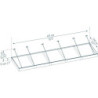 Marquise porte d'entrée en acrylique blanc Sophia™ 5000 - Canopia