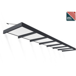 Marquise porte d'entrée en acrylique blanc Sophia™ 7000 - Canopia