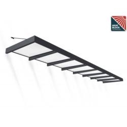 Marquise porte d'entrée en acrylique blanc Sophia™ 8000 - Canopia