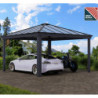 Carport Colorado 17,8m² en aluminium et polycarbonate - Canopia