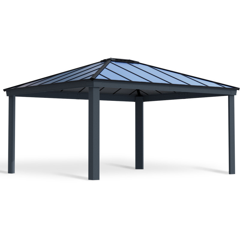 Carport Colorado 20,38m² en aluminium et polycarbonate - Canopia