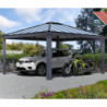 Carport Colorado 20,38m² en aluminium et polycarbonate - Canopia