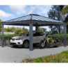 Carport Colorado 20,38m² en aluminium et polycarbonate - Canopia