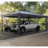 Carport Colorado 25,62m² en aluminium et polycarbonate - Canopia
