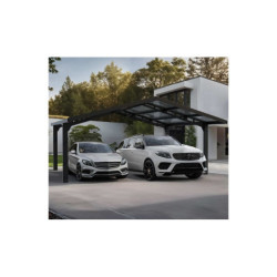 Carport Sydney Apex 33,5m² en aluminium + polycarbonate Canopia