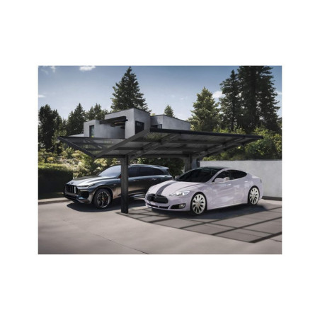 Carport Sydney Wings 33,5m² en aluminium + polycarbonate Canopia