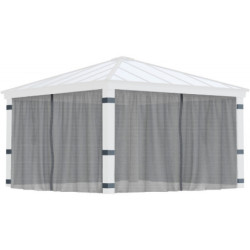 Moustiquaires en polyester pour pergola Dallas 422x422cm Canopia