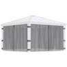 Moustiquaires en polyester pour pergola Dallas 422x422cm Canopia
