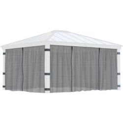 Moustiquaires en polyester pour pergola Dallas 422x484cm Canopia