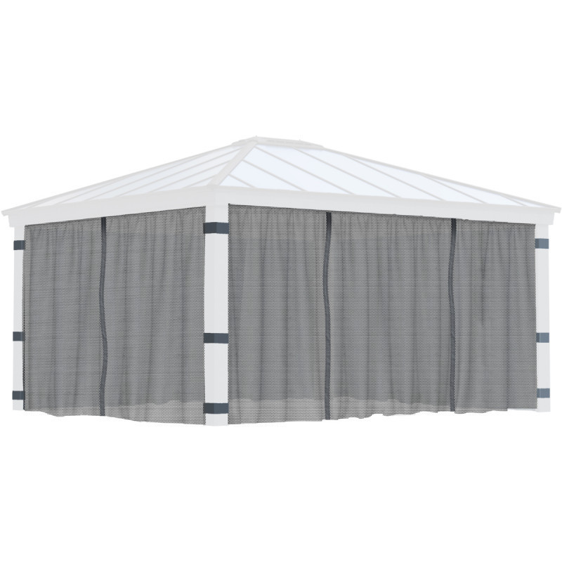 Moustiquaires en polyester pour pergola Dallas 422x484cm Canopia
