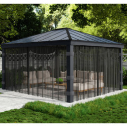 Moustiquaires en polyester pour pergola Dallas 422x484cm Canopia