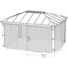 Moustiquaires en polyester pour pergola Dallas 422x484cm Canopia