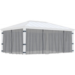 Moustiquaires en polyester pour pergola Dallas 422x606cm Canopia