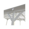 Carport en alu blanc 3x4,3m + Toit polycarbonate 6mm X-METAL