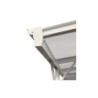 Carport en alu blanc 3x4,3m + Toit polycarbonate 6mm X-METAL