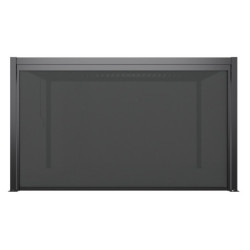 Store latéral avec rail anthracite pour pergola 4x3m et 4x4m X-METAL