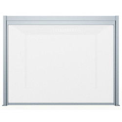 Store latéral en alu anthracite pour pergola 3x3m X-METAL