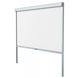 Store latéral en alu anthracite pour pergola 3x3m X-METAL