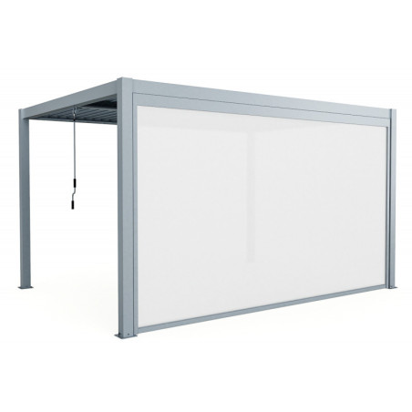 Store latéral avec rail anthracite pour pergola 4x3m et 4x4m X-METAL