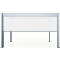 Store latéral avec rail anthracite pour pergola 4x3m et 4x4m X-METAL