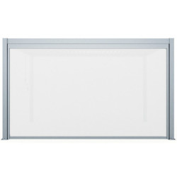 Store latéral avec rail anthracite pour pergola 4x3m et 4x4m X-METAL