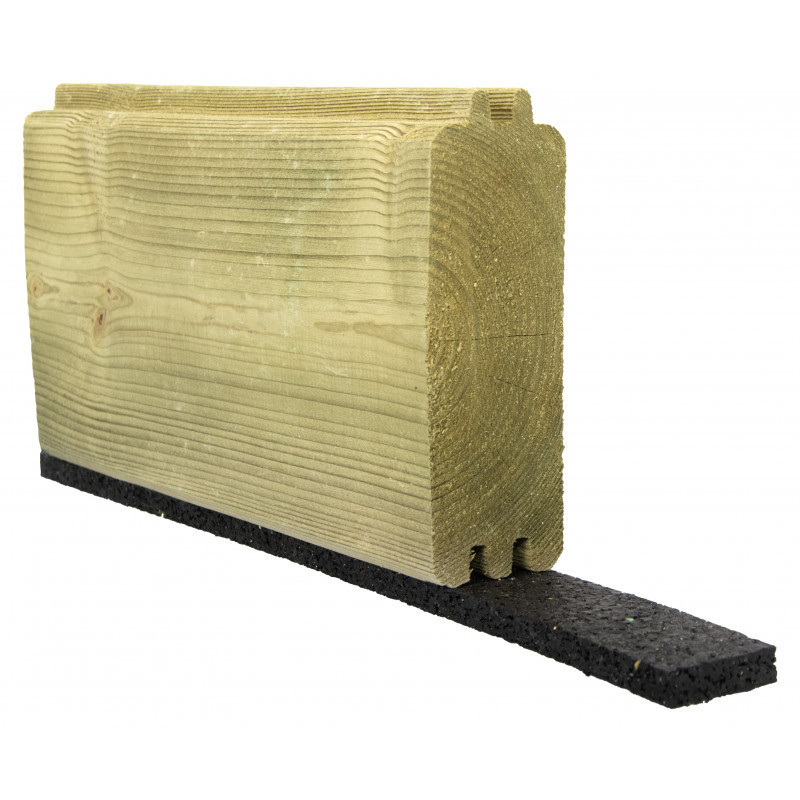 Ruban d'isolation noir - en rouleau - abris de jardin en bois SOLID