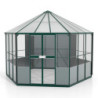 Volière Circus - 9m² - alu émeraude et polycarbonate 6mm - Vitavia