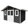 Abri jardin premium bois composite 10,7m² anthracite Woodlife Garden