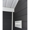 Abri jardin premium bois composite 10,7m² anthracite Woodlife Garden