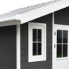 Abri jardin premium bois composite 10,7m² anthracite Woodlife Garden