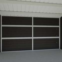 Abri jardin premium bois composite 10,7m² anthracite Woodlife Garden