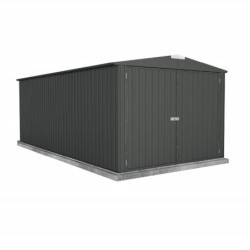 Garage en métal anthracite Zincalume - Melton XL 17,9m² Absco