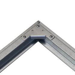 Abri de jardin gris en métal imitation bois 2,48m² sécurisé - Duramax