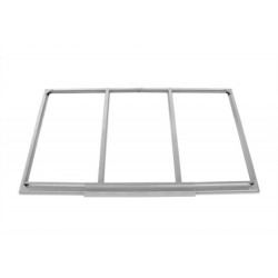 Abri de jardin gris en métal imitation bois 2,48m² sécurisé - Duramax