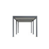 Pergola motorisée en alu gris/blanc avec lames orientable 3x6m Ombrea