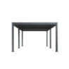 Pergola motorisée en alu gris avec lames orientable 4x6m Ombrea