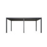 Pergola motorisée en alu gris avec lames orientable 4x6m Ombrea