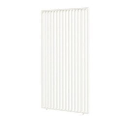 Panneau latéral Ombrea - ventelles verticales - blanc - 1,3m