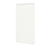 Panneau latéral Ombrea - ventelles verticales - blanc - 1,3m