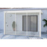 Panneau latéral Ombrea - ventelles verticales - blanc - 1,3m