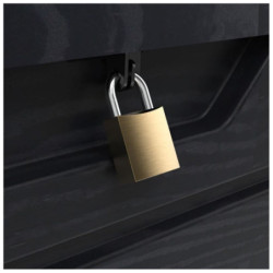 Coffre en résine - jardin anthracite - 970L Dolomiti - Toomax