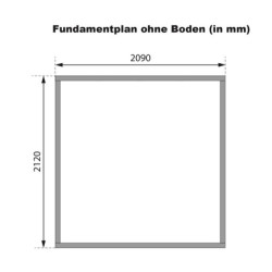 Abri de jardin 4,45m² en bois gris terre + acier anthracite Jupiter - Karibu