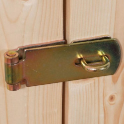 Abri à vélos avec toit plat en bois brut - 3,40m² - Karibu