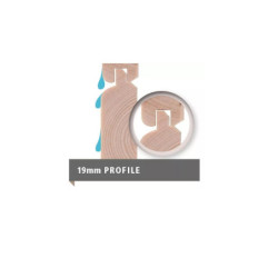 Abri à vélos avec toit plat en bois gris terre - 3,40m² - Karibu