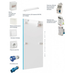Panneau électrique apportant lumière et électricité dans votre bureau