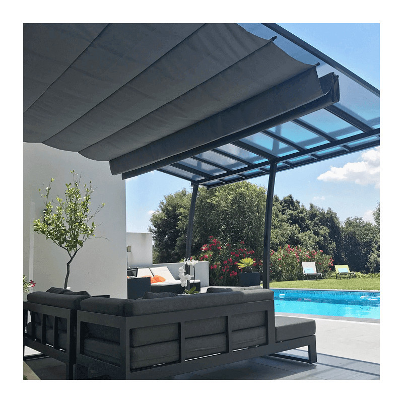 Rideau sous toit pour pergolas Oslo et Stockholm - Couleurs du Monde