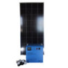 panneau 150W - station d'energie solaire  Onduleur hybride - 4 ampoules LED